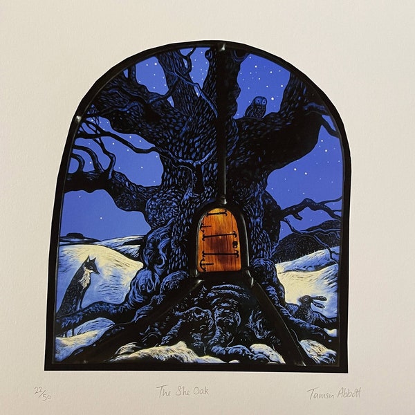 The She Oak (signed and numbered print by Tamsin Abbott)