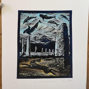 Spirits at the Ring of Brodgar (signed and Numbered Print by Tamsin ...