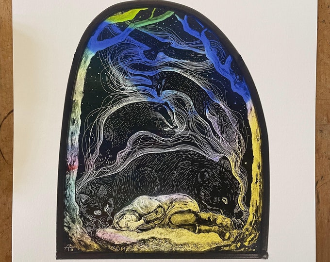 Midsummer Dreaming (signed and Numbered Print by Tamsin Abbott) - Etsy UK