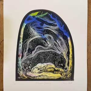 Midsummer Dreaming (signed and numbered print by Tamsin Abbott)