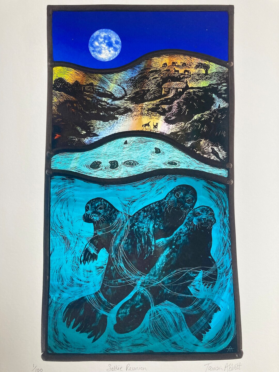 Selkie Reunion (signed and Numbered Print by Tamsin Abbott) - Etsy