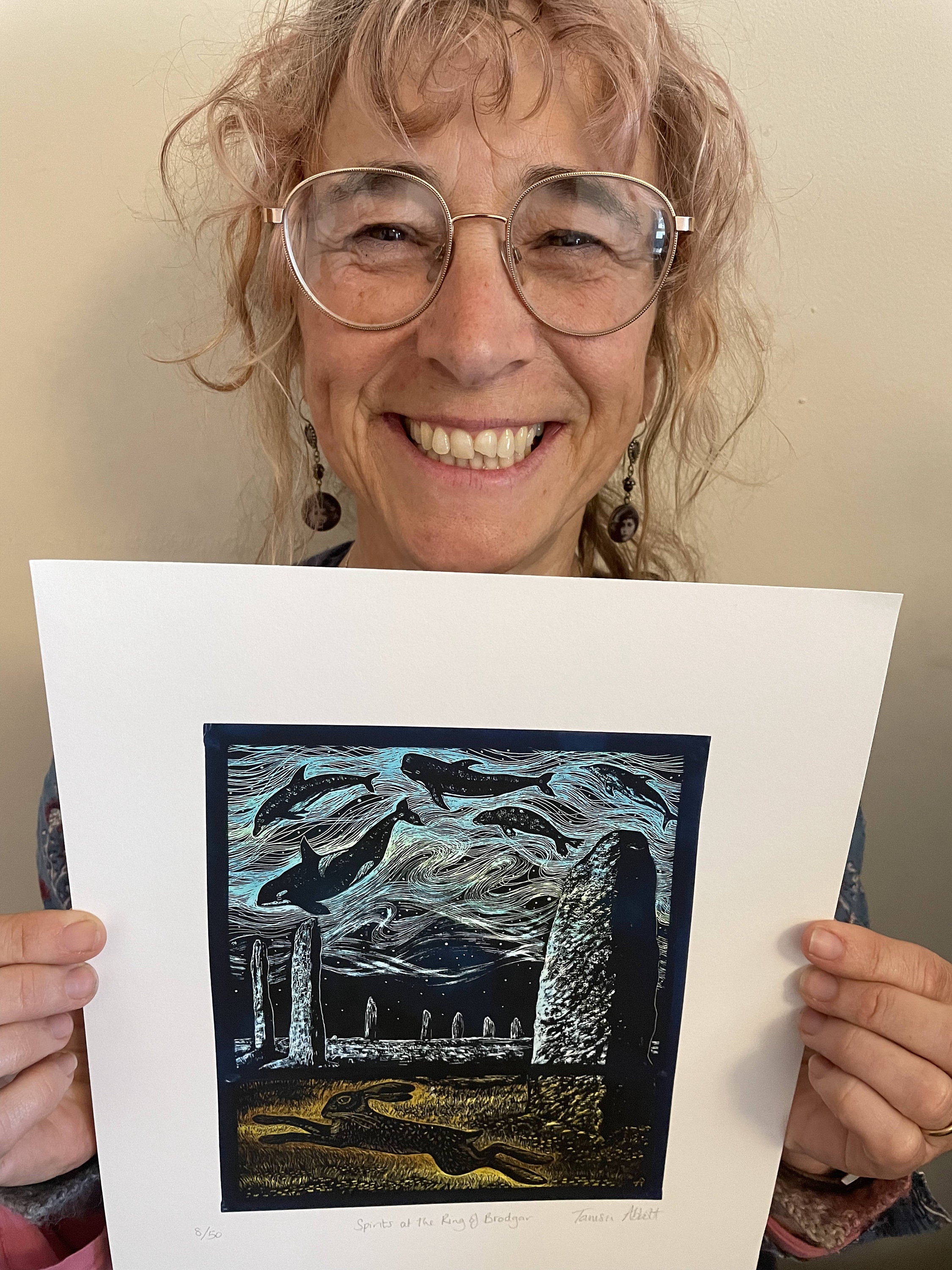 Spirits at the Ring of Brodgar (signed and Numbered Print by Tamsin ...