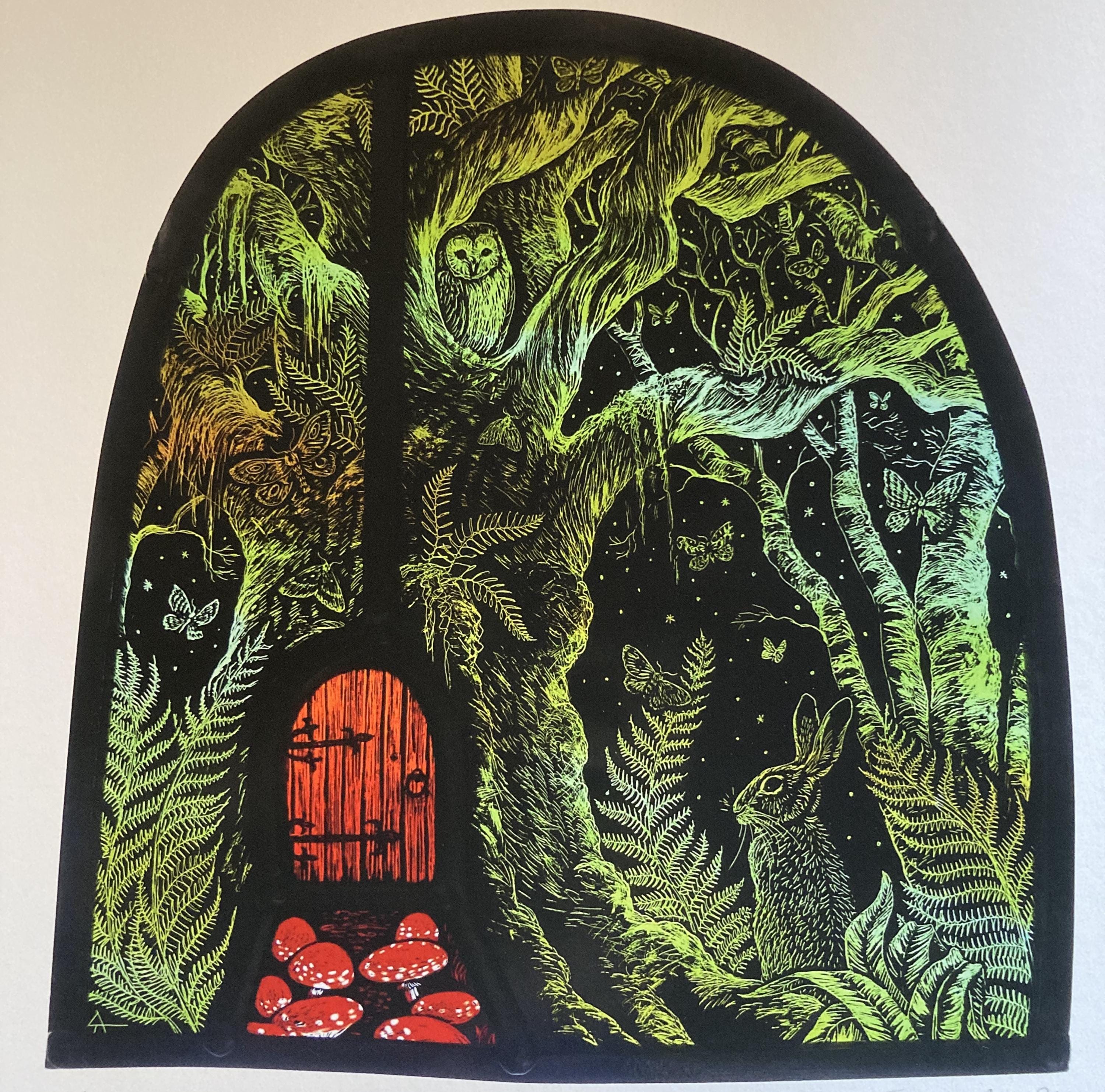 Deep in the Woods (signed and Numbered Print by Tamsin Abbott) - Etsy