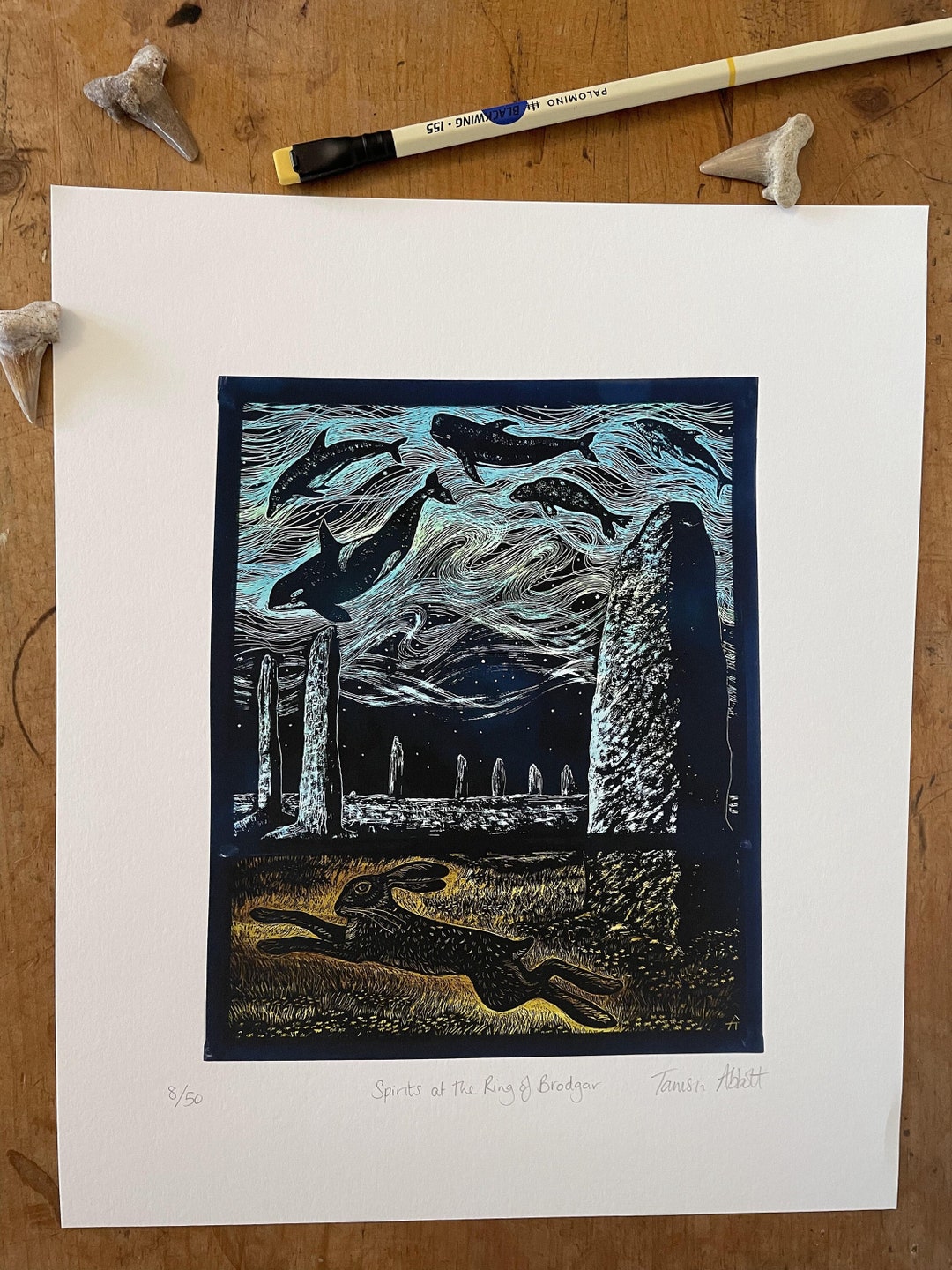 Spirits at the Ring of Brodgar (signed and Numbered Print by Tamsin ...