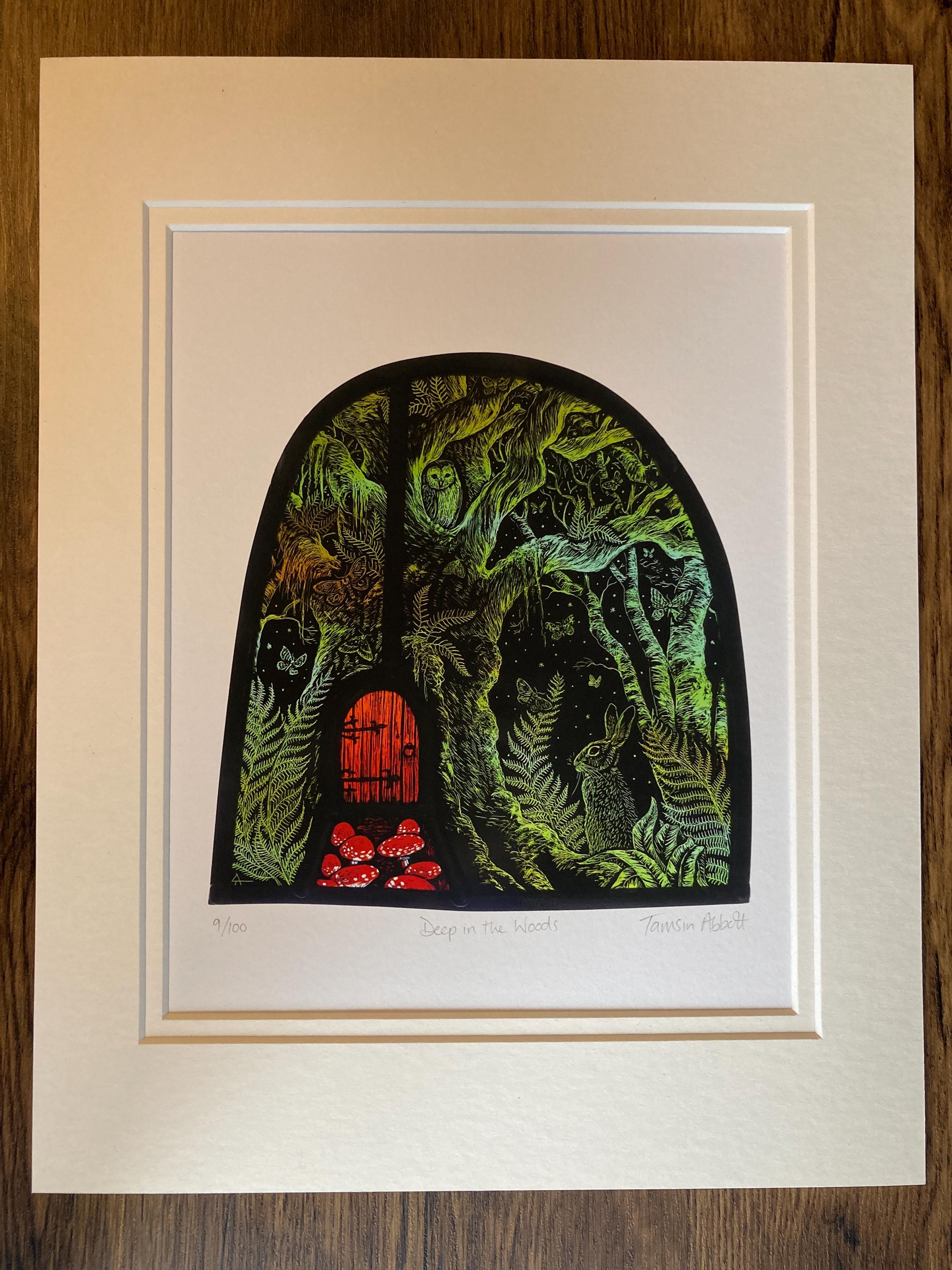 Deep in the Woods (signed and Numbered Print by Tamsin Abbott) - Etsy