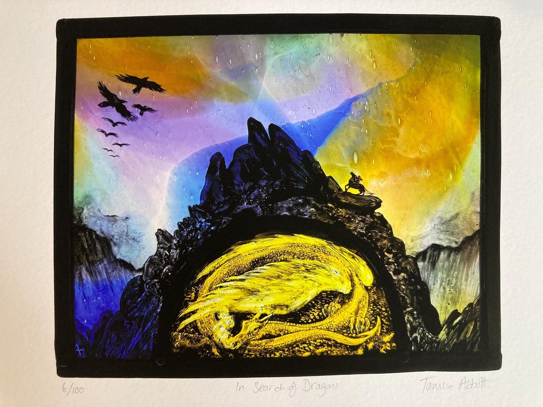 In Search of Dragons (signed and Numbered Print by Tamsin Abbott) - Etsy