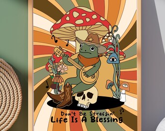 Grenouille vintage en chapeau de cowboy | Art de grenouille de cow-boy | Chapeau de cowboy grenouille | Grenouille de chapeau de cowboy | Impression grenouille cow-boy | Cowboy grenouille | Art de grenouille de cow-boy
