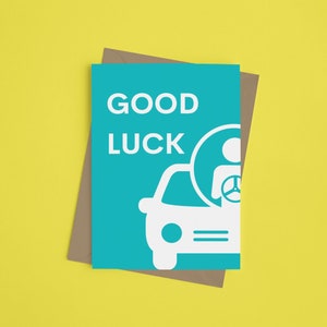 Good Luck Driving Test Card