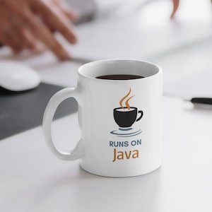 Funny Back End Spring Developers Work Mug for Software Engineers and Android App Developers Birthday Gift, Java Coffee Mug