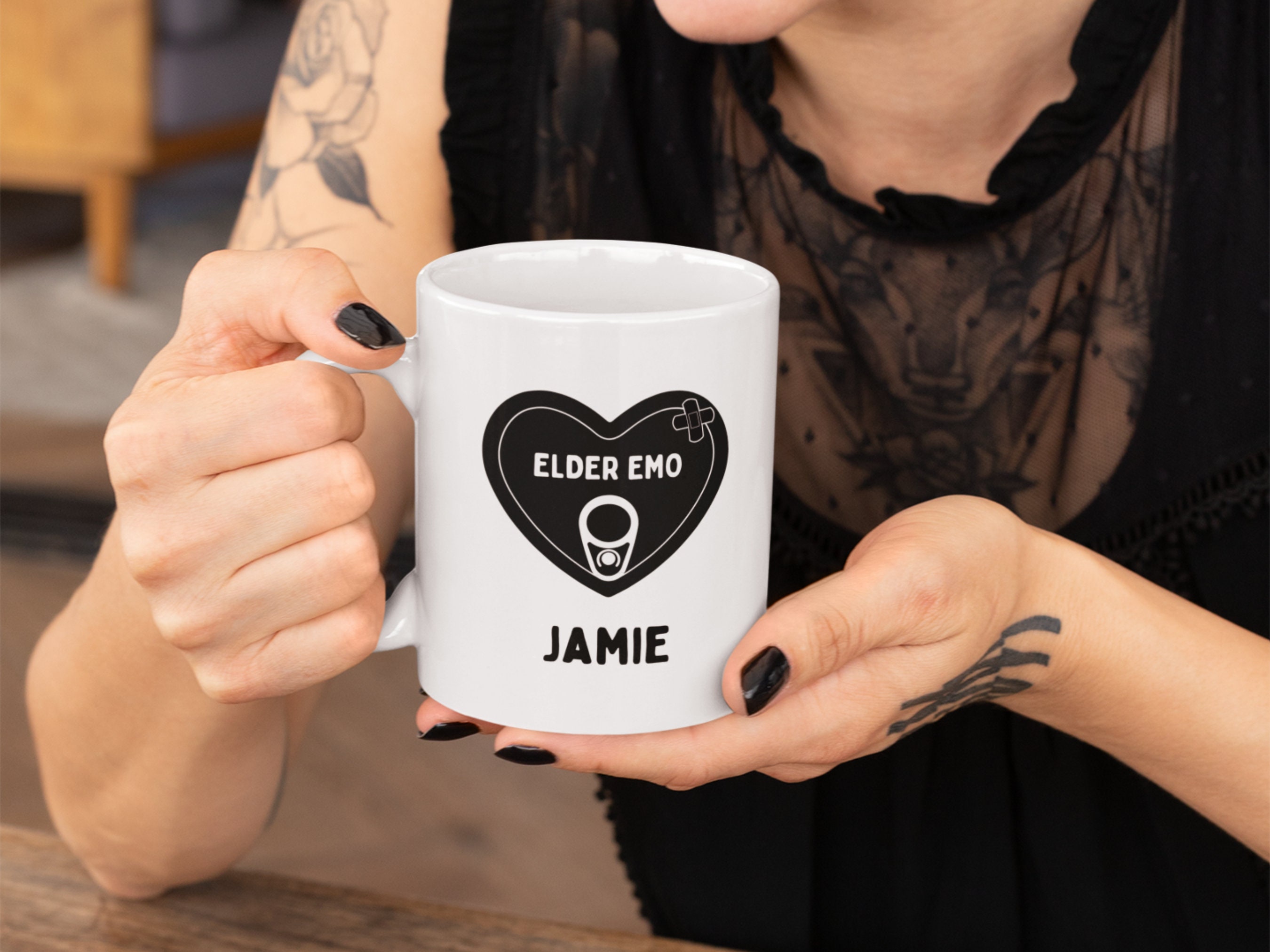Personalised Elder Emo Mug for Boyfriend, Emo Gifts for Him, It Wasn't a  Phase Emo Forever Birthday Gift for Emo Kid, Emo Stuff for Friend 