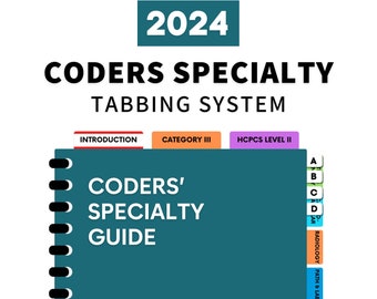 2024 Coders Specialty - Tabbing System