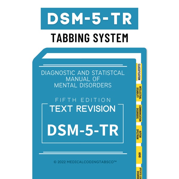 DSM-5-TR - Tabbing System   (Book NOT Included)