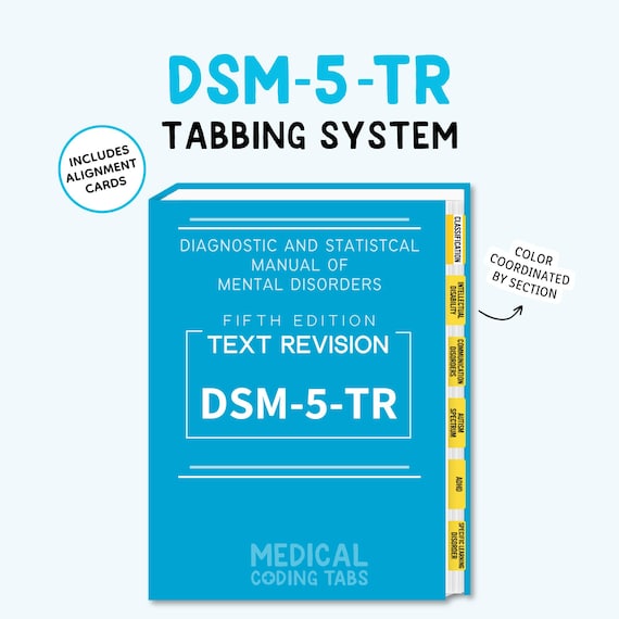 DSM-5-TR - Tabbing System (book NOT Included) - Etsy