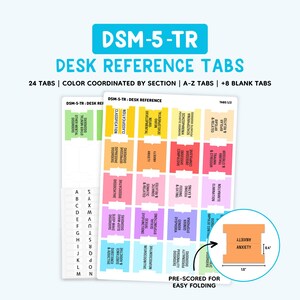 DSM-5-TR {Desk Reference} - Tabbing System (Book NOT Included) Bild 2
