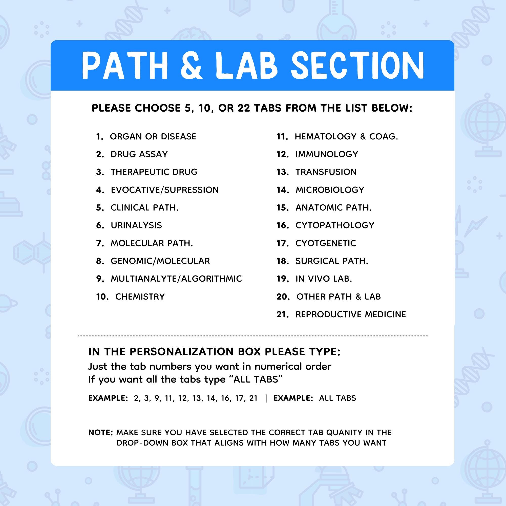 2026 CPT - Add on Tabs: PATH & LAB | Medical Coding Tabs - Etsy