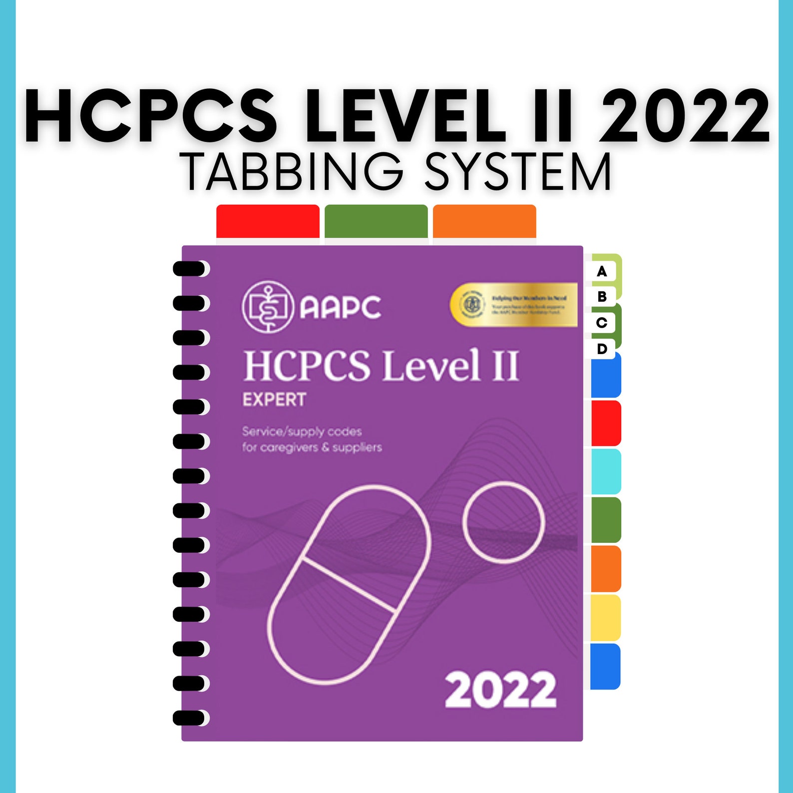 Tab System Package HCPCS Level II Expert 2022 book NOT Etsy