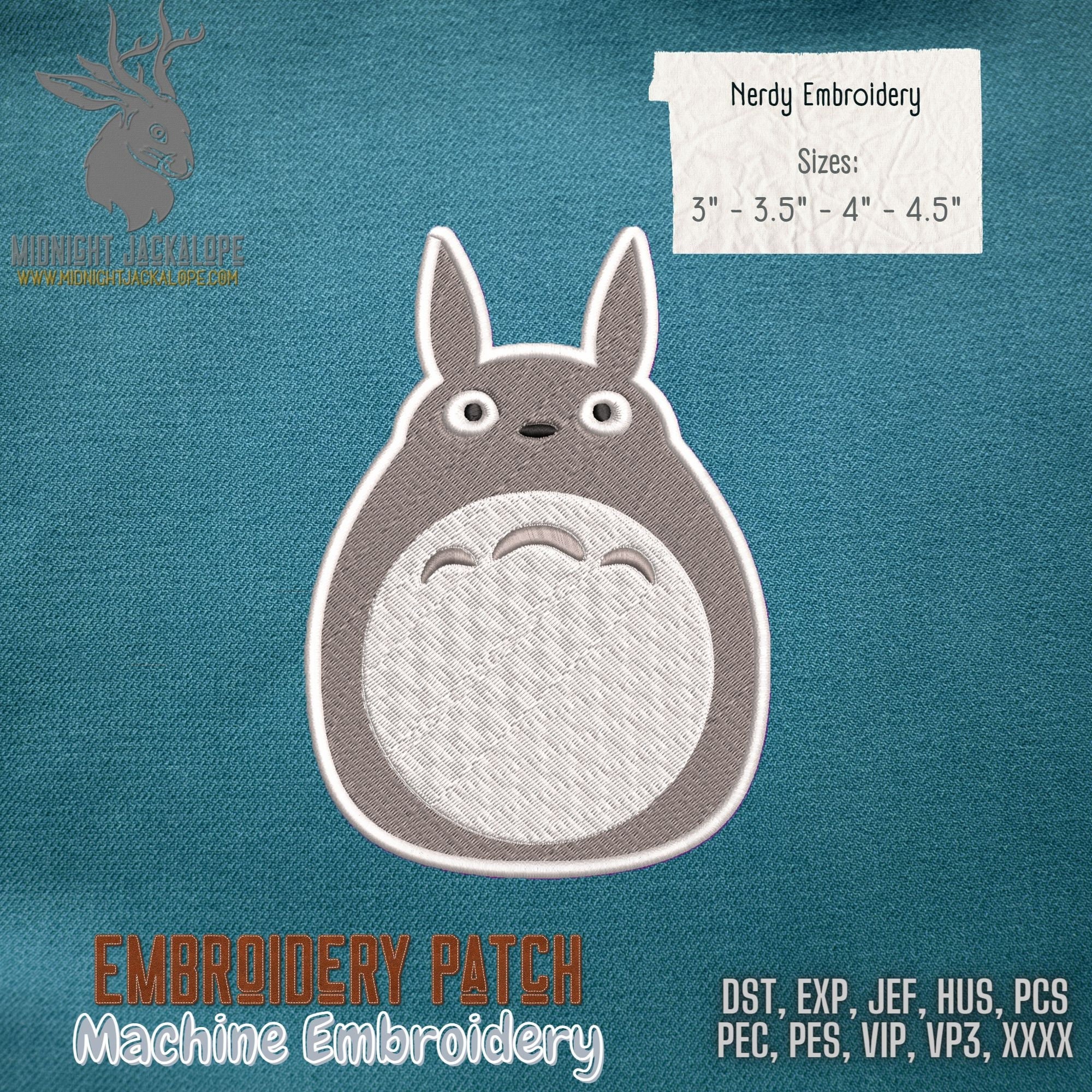 ➤ iron on PATCH TOTORO | Cool Anime Large Iron on Patch