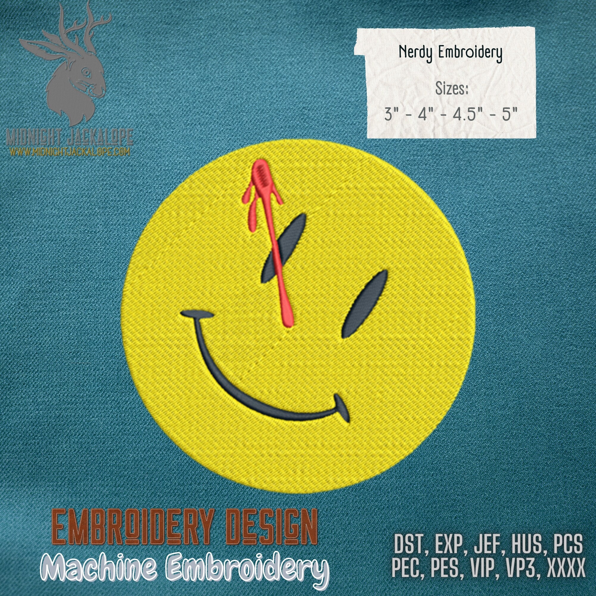 Watchmen Smiley Patch + Sticker – PatchPanel
