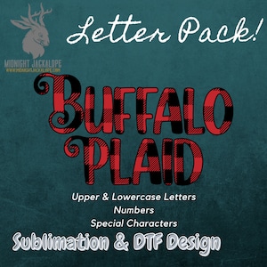 Red Plaid Font, festive font, 300 DPI, PNG
