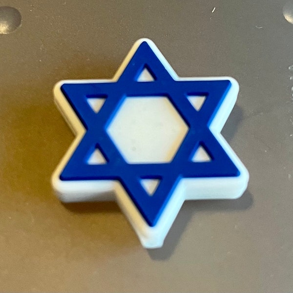 Star of David silicone focal bead/Chanukah/Hanukkah