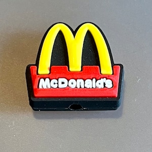 Golden Arches silicone focal beads for beaded pens