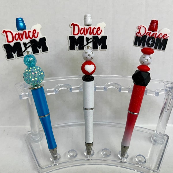 Dance Theme Beaded Pen, Dance Mom, Sports Pen