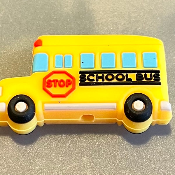 School Bus silicone focal bead/for Beaded Pen