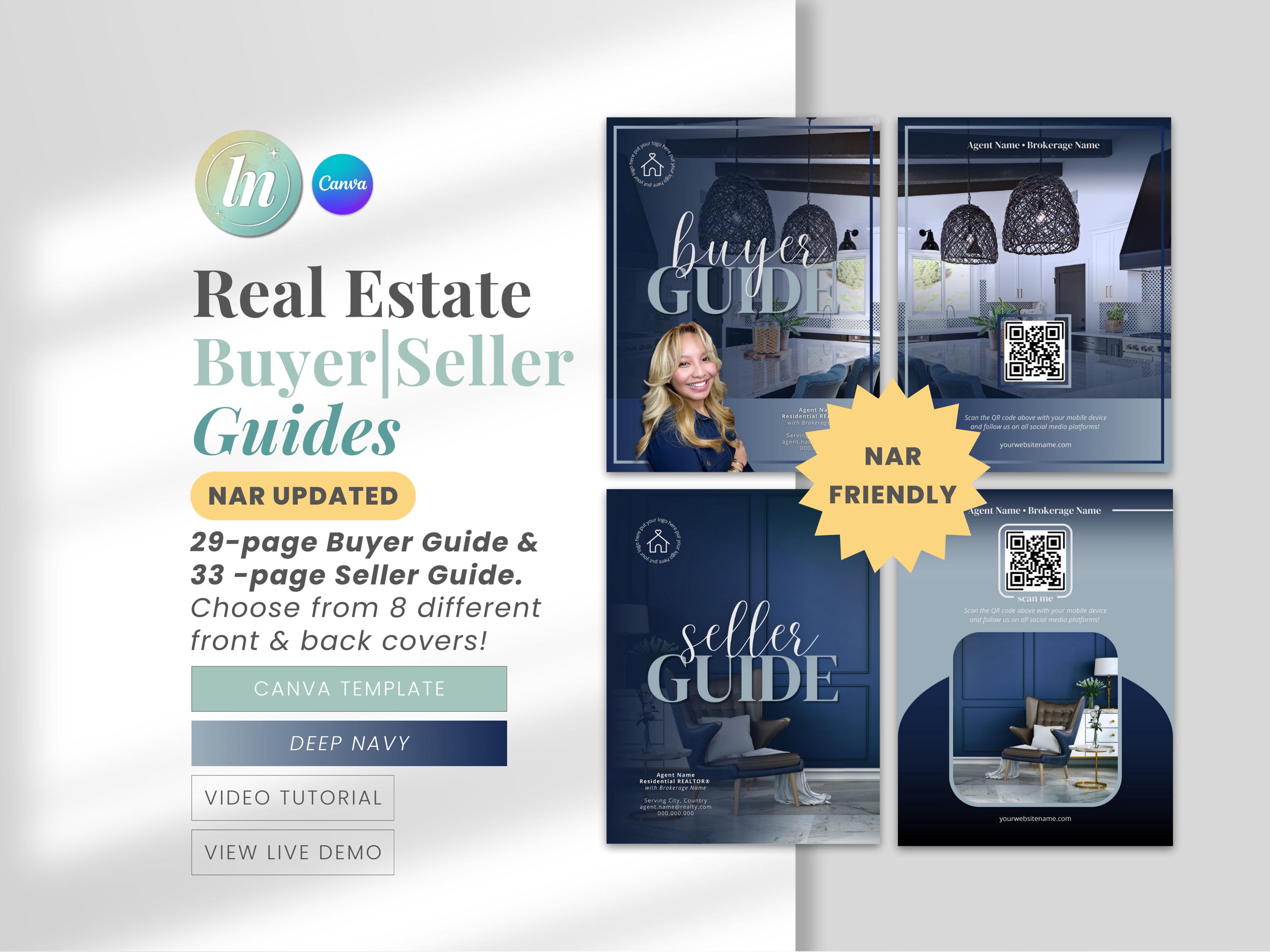 Real Estate Home Buyer and Seller Guide Packet Realtor NAR Settlement Buyer Agent Compensation Home Buyer Package Seller Listing Package DN