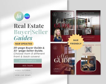 Real Estate Home Buyer and Seller Guide Packet Realtor NAR Settlement Buyer Agent Compensation Home Buyer Package Seller Listing Package RT