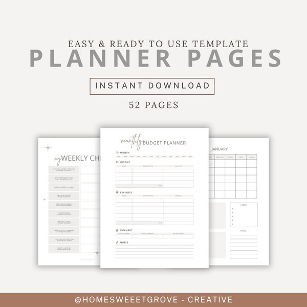 2024 Planner | Daily Planner | Custom Planner | Digital Planner | Goals 2024 | Goals Guide | Custom Agenda | Agenda for 2024 | Canva Planner