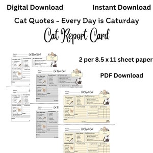 Carnet De Rapport Pour Chat, Carnet De Notes Pour Animaux De Compagnie, Rapport De Garde D'animaux, Cat Sitter, Citations Sur Les Chats, Amoureux Des Chats, Formulaires Pour Garde D'animaux