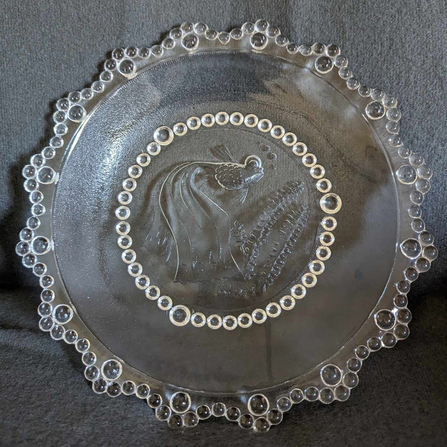 6 Coupelles à fruits, à dessert en cristal taillé d'Arques, vintage