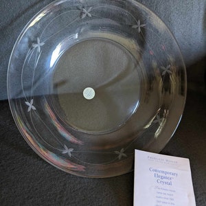 Princess House Contemporary Elegance Crystal Bowl