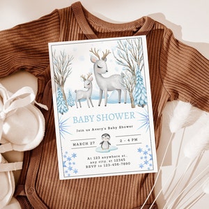 Winter-Wunderland-Baby-Dusche-Spiel, Wald-Baby-Dusche-Spiel Bundle, druckbare Baby-Dusche-Spiele, Winter-Baby-Dusche-Aktivität Bundle