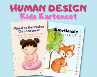 Human Design KIDS CARD SET