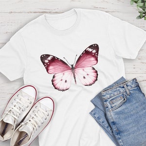 Watercolor Butterfly Clipart, Pink Butterfly, Summer Clip Art, Wedding ...