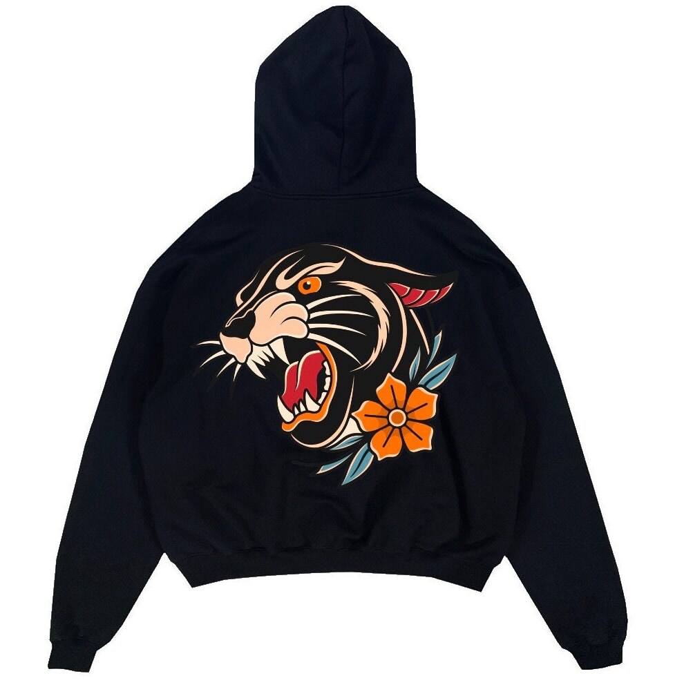 JAGUAR OVERSIZED BOYFRIEND HOODIE