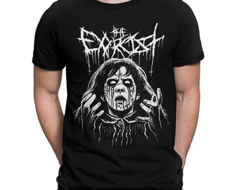 The Exorcist Black Metal T-Shirt, Men&#39;s and Women&#39;s Sizes (drsh-175)