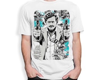 Pablo Escobar Art T-Shirt, Men's and Women's Sizes (drsh-154)