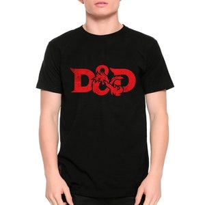 Dungeons and Dragons Logo T-Shirt, D&D DnD Shirt, Men&#39;s and Women&#39;s Sizes (drsh-298)