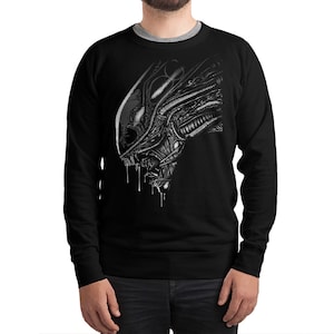 Alien Xenomorph Sweatshirt and Hoodie, Unisex Sizes (ALI-454421)