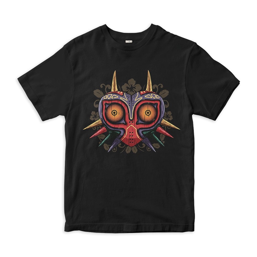 ゼルダの伝説 ムジュラの仮面 Tシャツ、メンズ＆レディースサイズ (ZEL