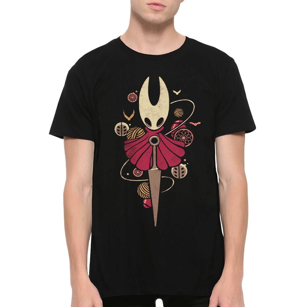 Maglietta Unisex Hollow Knight Silksong - Grafica Gamer, Cotone Morbido, Taglie Diverse