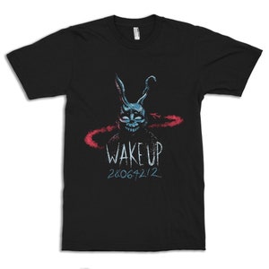 Donnie Darko Wake Up T-shirt, heren- en damesmaten (drsh-309)