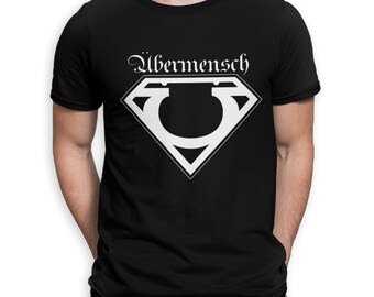 Ubermensch Friedrich Nietzsche T-shirt / 100% Cotton Tee / Men's