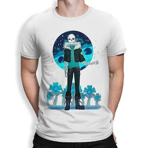 Undertale Men T-shirt Sans Pixel Art Black - Idolstore