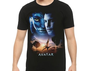 AVATAR Tee アバター Avatar Adult XL Gray Short Sleeve Shirt Graphic Tee Crew