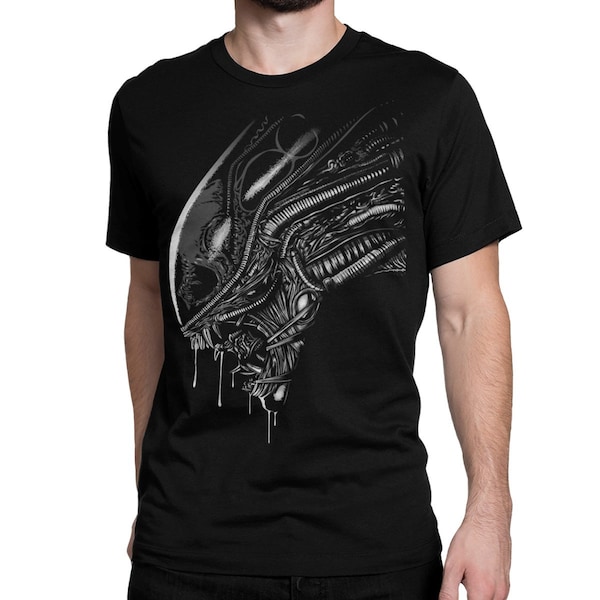 Alien Xenomorph Black T-Shirt, Men's and Women's Sizes (ALI-454421)
