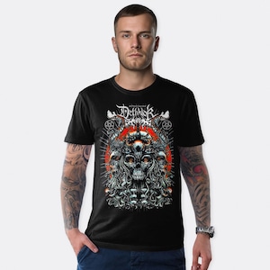 Metalocalypse Dethklok Art T-Shirt, Men&#39;s and Women&#39;s Sizes (DTH-88531)
