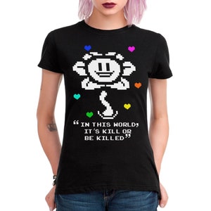 Undertale Flowey T-Shirt, Men's and Women's Sizes (drsh-275)